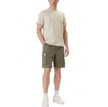 CALVIN KLEIN JEANS 9" COTTON PULL ON CARGO SHORT ΒΕΡΜΟΥΔΑ ΑΝΔΡΙΚΗ MILITARY GREEN