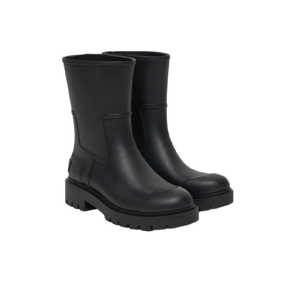 CALVIN CLEIN MID RAINBOOT RUBBER ΜΠΟΤΑ ΓΥΝΑΙΚΕΙΑ BLACK