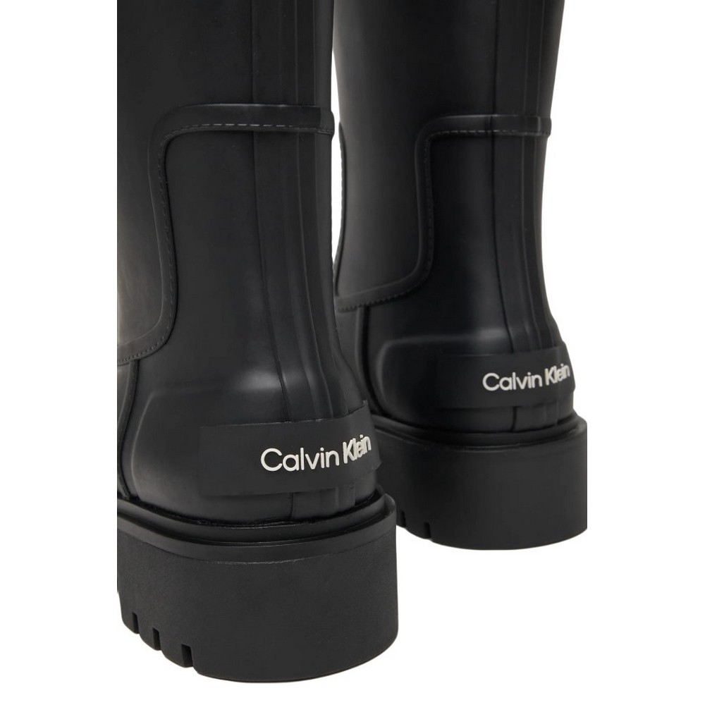 CALVIN CLEIN MID RAINBOOT RUBBER ΜΠΟΤΑ ΓΥΝΑΙΚΕΙΑ BLACK
