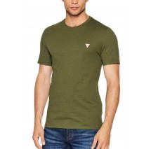 GUESS CN SS CORE TEE T-SHIRT  ΑΝΔΡΙΚΟ DARK GREEN