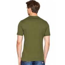 GUESS CN SS CORE TEE T-SHIRT  ΑΝΔΡΙΚΟ DARK GREEN