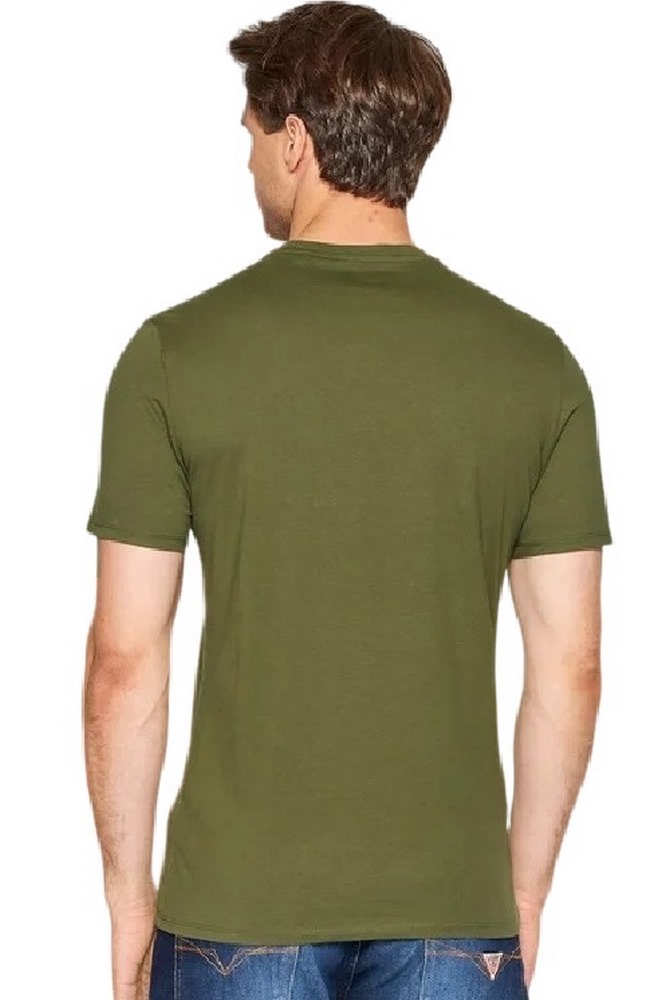 GUESS CN SS CORE TEE T-SHIRT  ΑΝΔΡΙΚΟ DARK GREEN