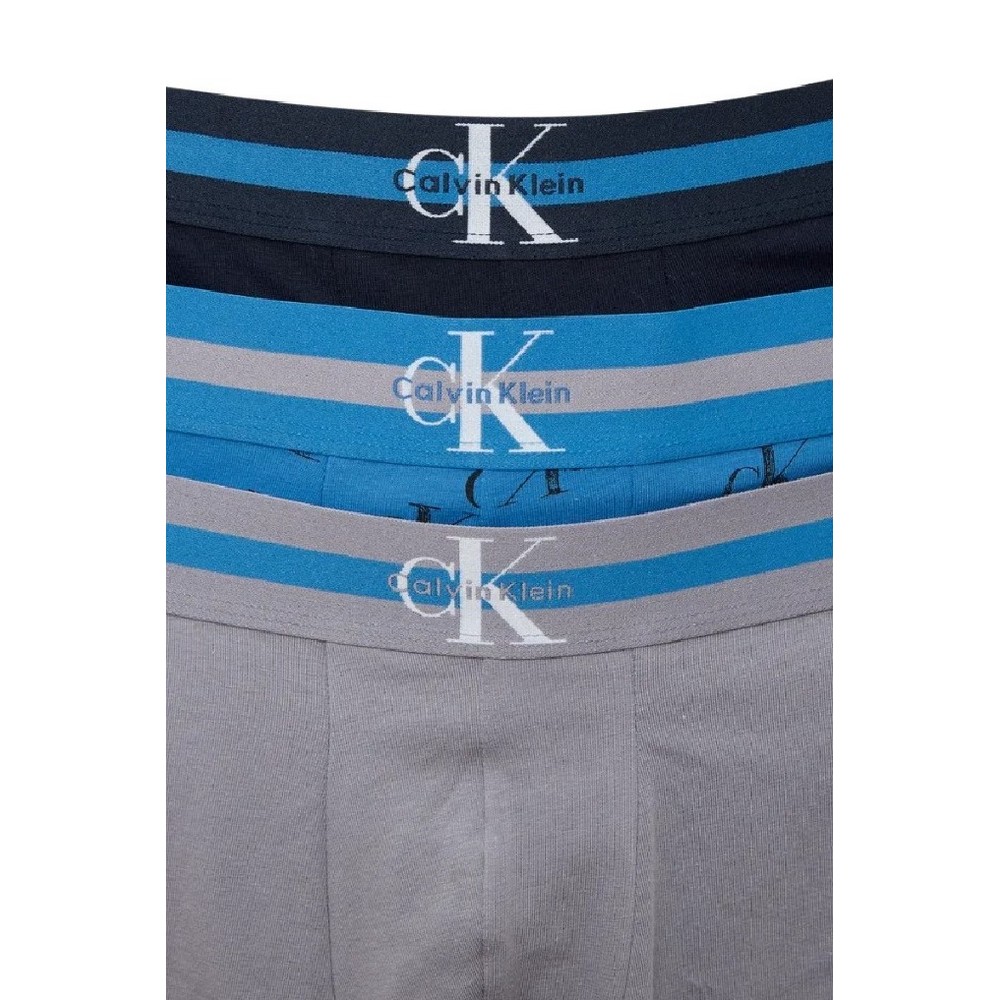 CALVIN KLEIN TRUNK 3PK ΕΣΩΡΟΥΧΟ ΑΝΔΡΙΚΟ BLUE GREY