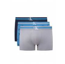 CALVIN KLEIN TRUNK 3PK ΕΣΩΡΟΥΧΟ ΑΝΔΡΙΚΟ BLUE GREY
