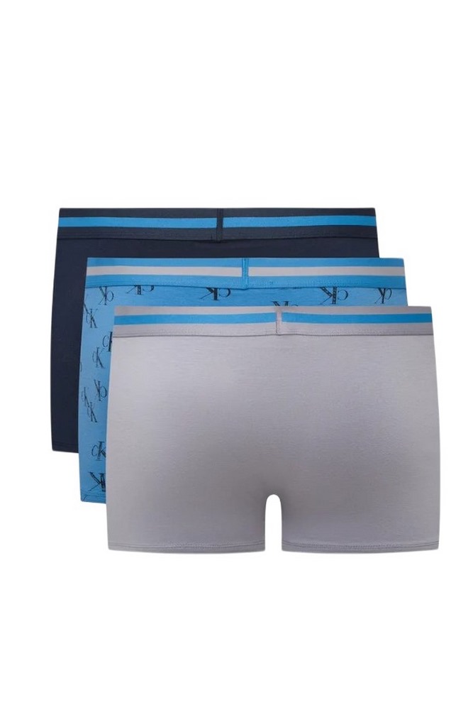 CALVIN KLEIN TRUNK 3PK ΕΣΩΡΟΥΧΟ ΑΝΔΡΙΚΟ BLUE GREY