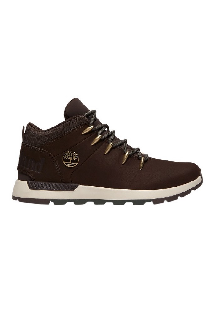 TIMBERLAND SPTK MID LACE UP SNEAKER ΠΑΠΟΥΤΣΙ ΑΝΔΡΙΚΟ DARK BROWN