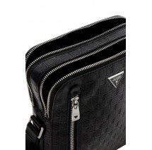 GUESS TORINO DBL ZIP XBODY W VTL ZIP ΤΣΑΝΤΑ ΑΝΔΡΙΚΗ BLACK