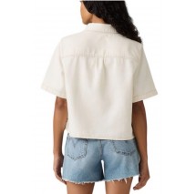 LEVIS LOGAN SS DENIM SHIRT ΤΖΙΝ ΠΟΥΚΑΜΙΣΟ ΓΥΝΑΙΚΕΙΟ OFF WHITE