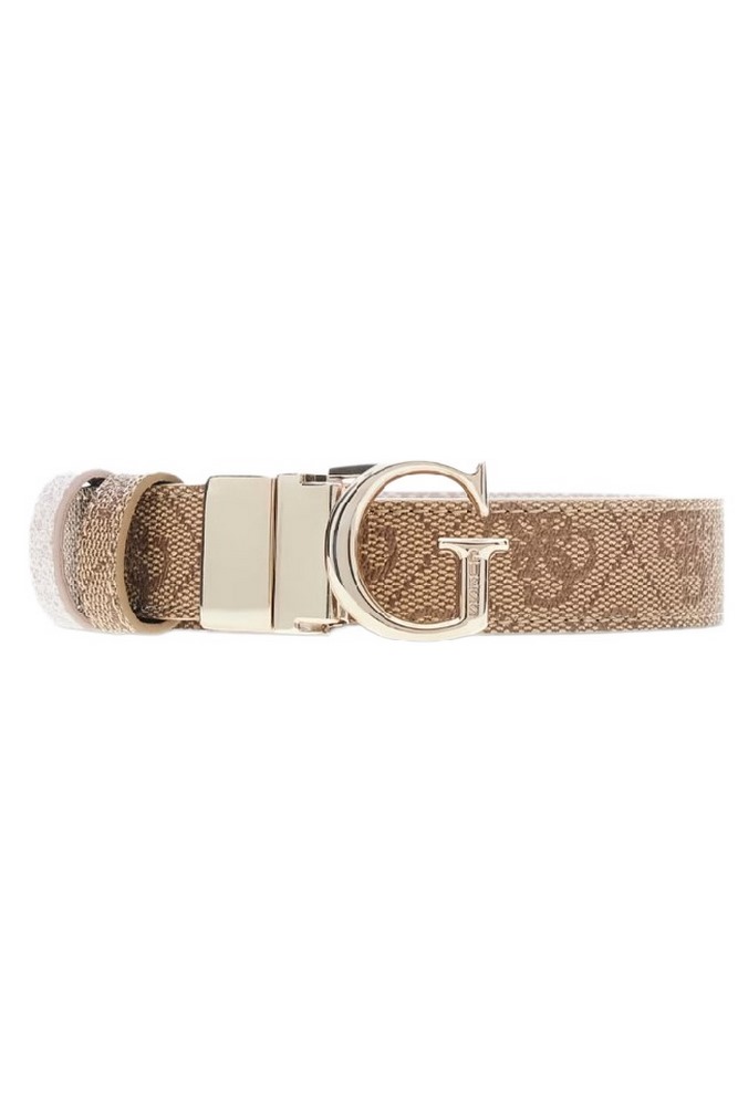 GUESS LINDSEY REV & NT ADJ H25 PN BT ΖΩΝΗ ΓΥΝΑΙΚΕΙΑ LATTE