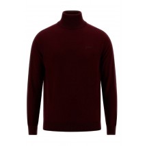 GUESS AARON LS TN SWEATER ΜΠΛΟΥΖΑ ΠΛΕΚΤΗ ΑΝΔΡΙΚΗ BORDEAUX