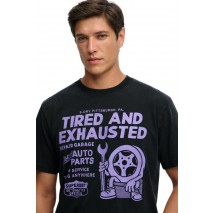 SUPERDRY D1 OVIN LOCAL BUSINESS LOOSE T-SHIRT ΜΠΛΟΥΖΑ ΑΝΔΡΙΚΗ BLACK