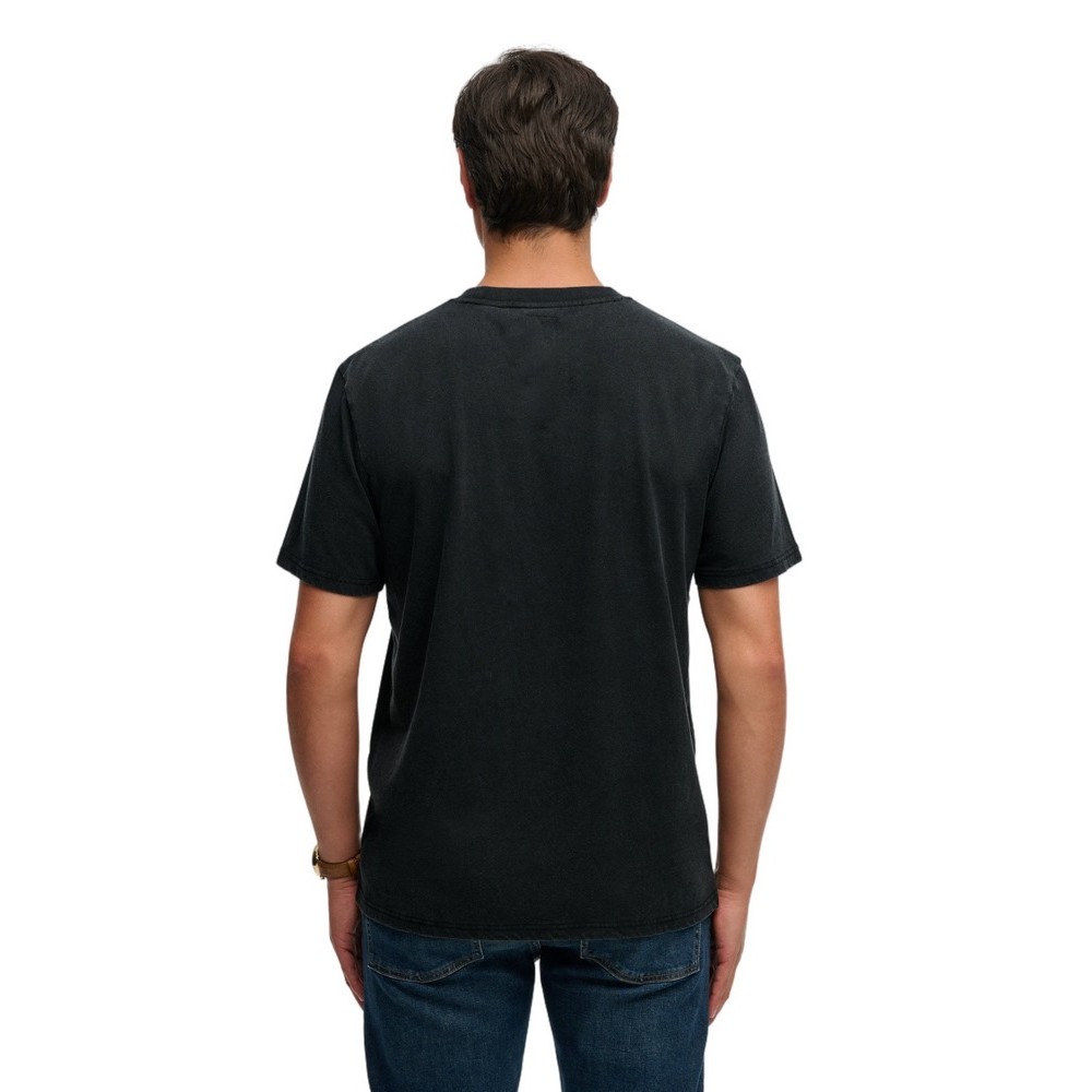 SUPERDRY D1 OVIN LOCAL BUSINESS LOOSE T-SHIRT ΜΠΛΟΥΖΑ ΑΝΔΡΙΚΗ BLACK