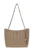 GUESS CHERYL 2 COMP TOTE ΤΣΑΝΤΑ ΓΥΝΑΙΚΕΙΑ TAUPE