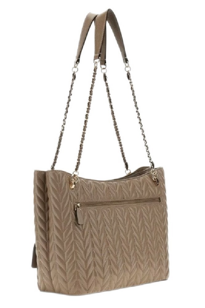 GUESS CHERYL 2 COMP TOTE ΤΣΑΝΤΑ ΓΥΝΑΙΚΕΙΑ TAUPE