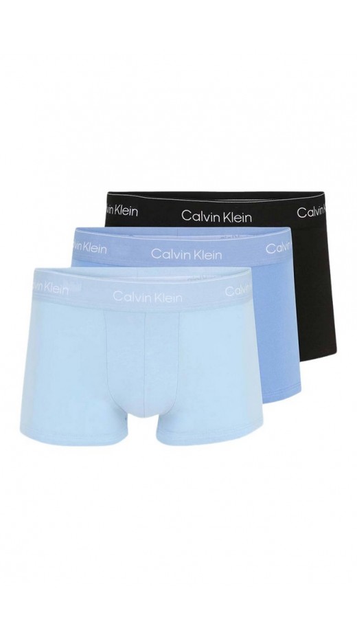 CALVIN KLEIN LOW RISE TRUNK 3PK ΕΣΩΡΟΥΧΟ ΑΝΔΡΙΚΟ BLUE/BLACK
