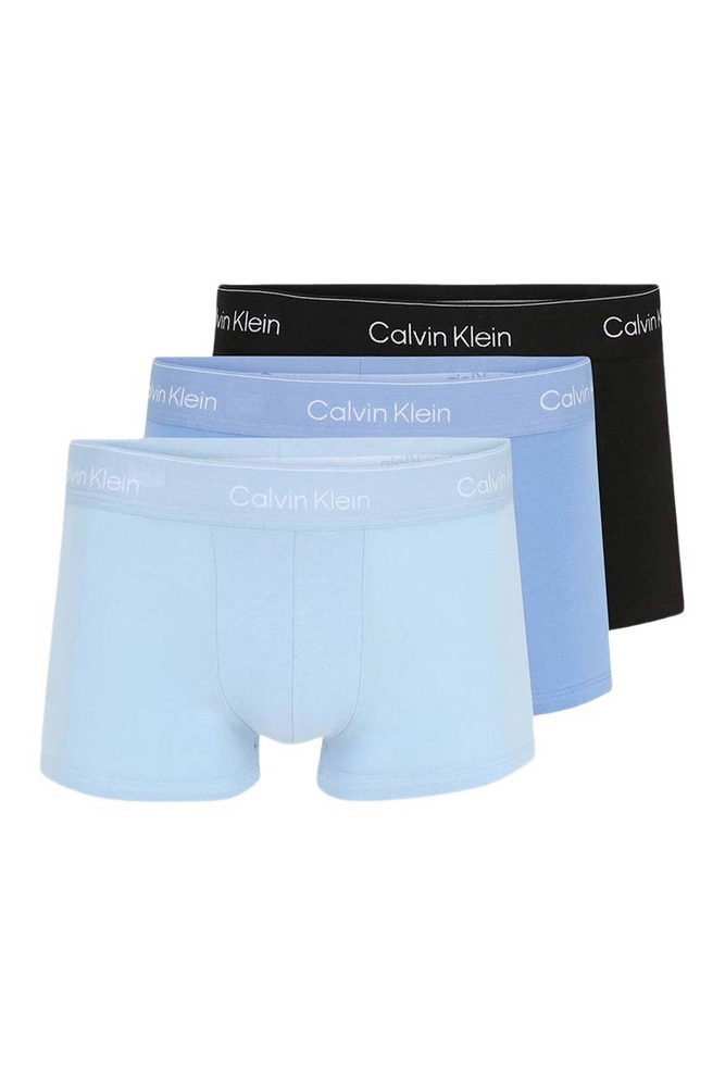 CALVIN KLEIN LOW RISE TRUNK 3PK ΕΣΩΡΟΥΧΟ ΑΝΔΡΙΚΟ BLUE/BLACK