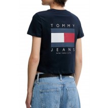 TOMMY JEANS  REG SH TOMMY US FLAG T-SHIRT ΜΠΛΟΥΖΑ ΓΥΝΑΙΚΕΙΑ NAVY