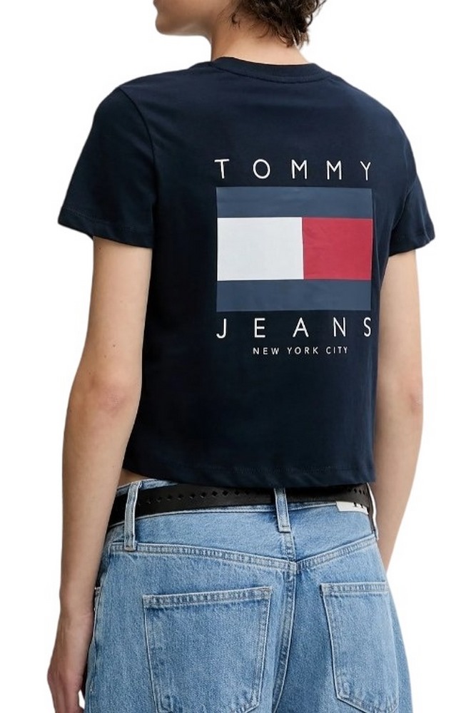 TOMMY JEANS  REG SH TOMMY US FLAG T-SHIRT ΜΠΛΟΥΖΑ ΓΥΝΑΙΚΕΙΑ NAVY