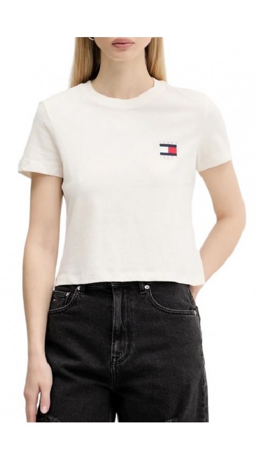TOMMY JEANS  REG SH TOMMY US FLAG T-SHIRT ΜΠΛΟΥΖΑ ΓΥΝΑΙΚΕΙΑ WHITE