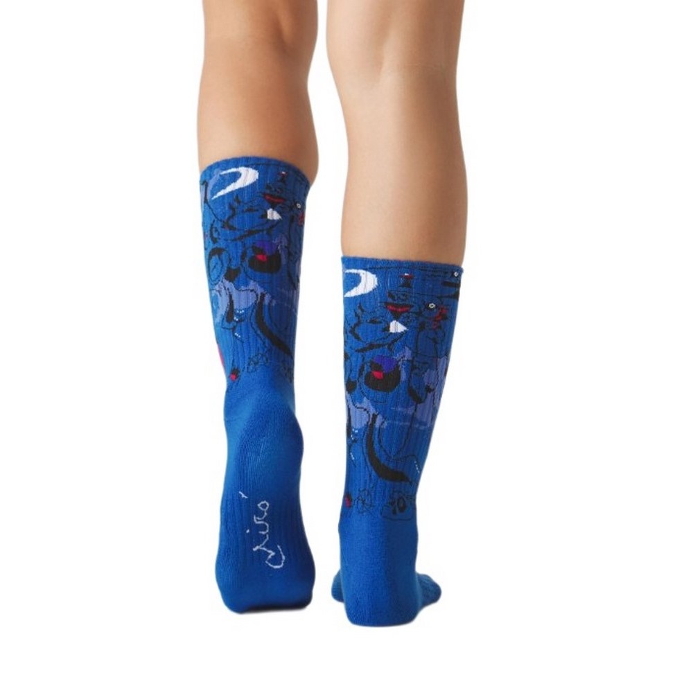 JIMMY LION ATHLETIC MICRO FIGURES AT NIGHT ΚΑΛΤΣΕΣ UNISEX BLUE