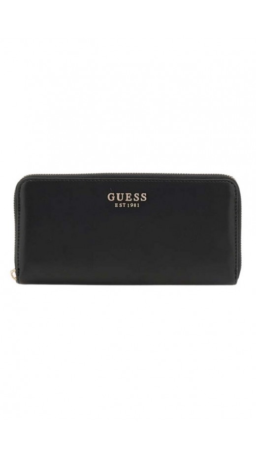 GUESS LAUREL SLG LARGE ZIP AROUND ΠΟΡΤΟΦΟΛΙ ΓΥΝΑΙΚΕΙΟ BLACK