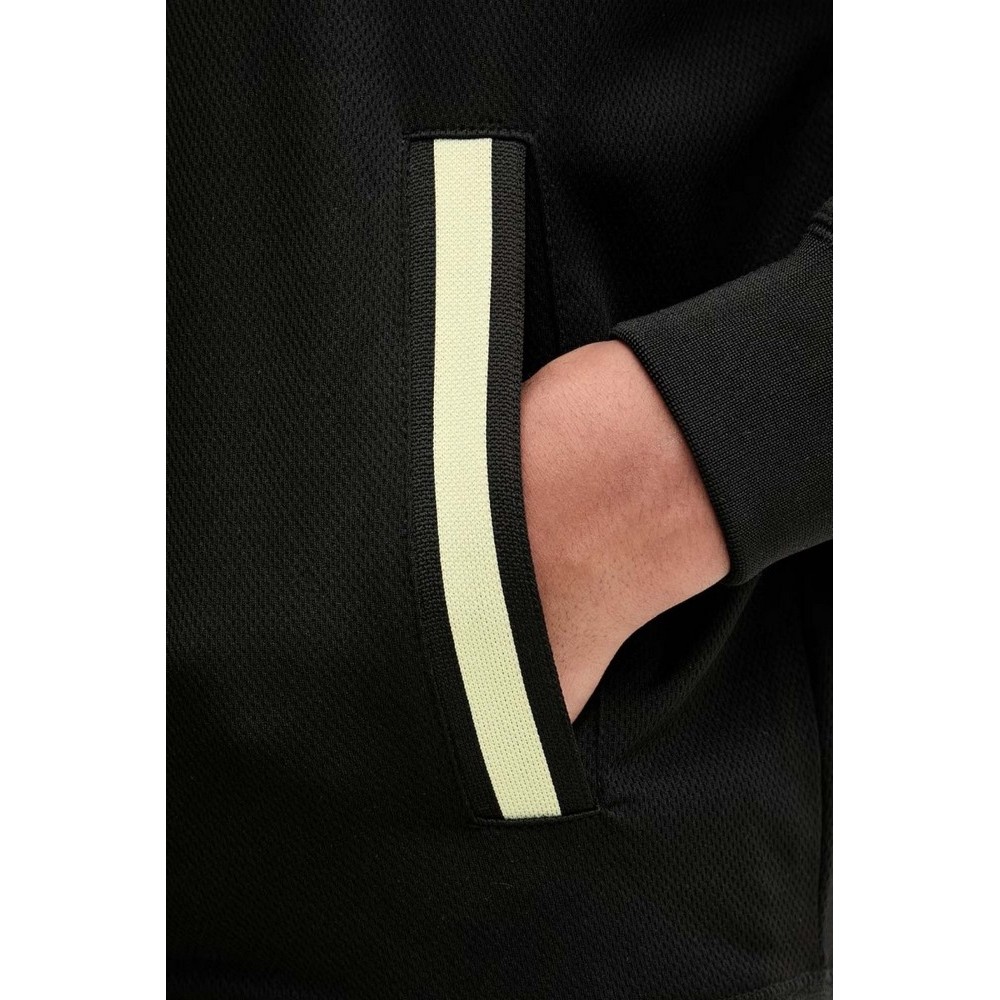 GUESS LANSA FULL ZIP SWEATSHIRT ΖΑΚΕΤΑ ΦΟΥΤΕΡ ΑΝΔΡΙΚΗ BLACK