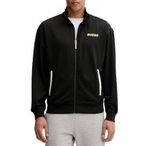 GUESS LANSA FULL ZIP SWEATSHIRT ΖΑΚΕΤΑ ΦΟΥΤΕΡ ΑΝΔΡΙΚΗ BLACK