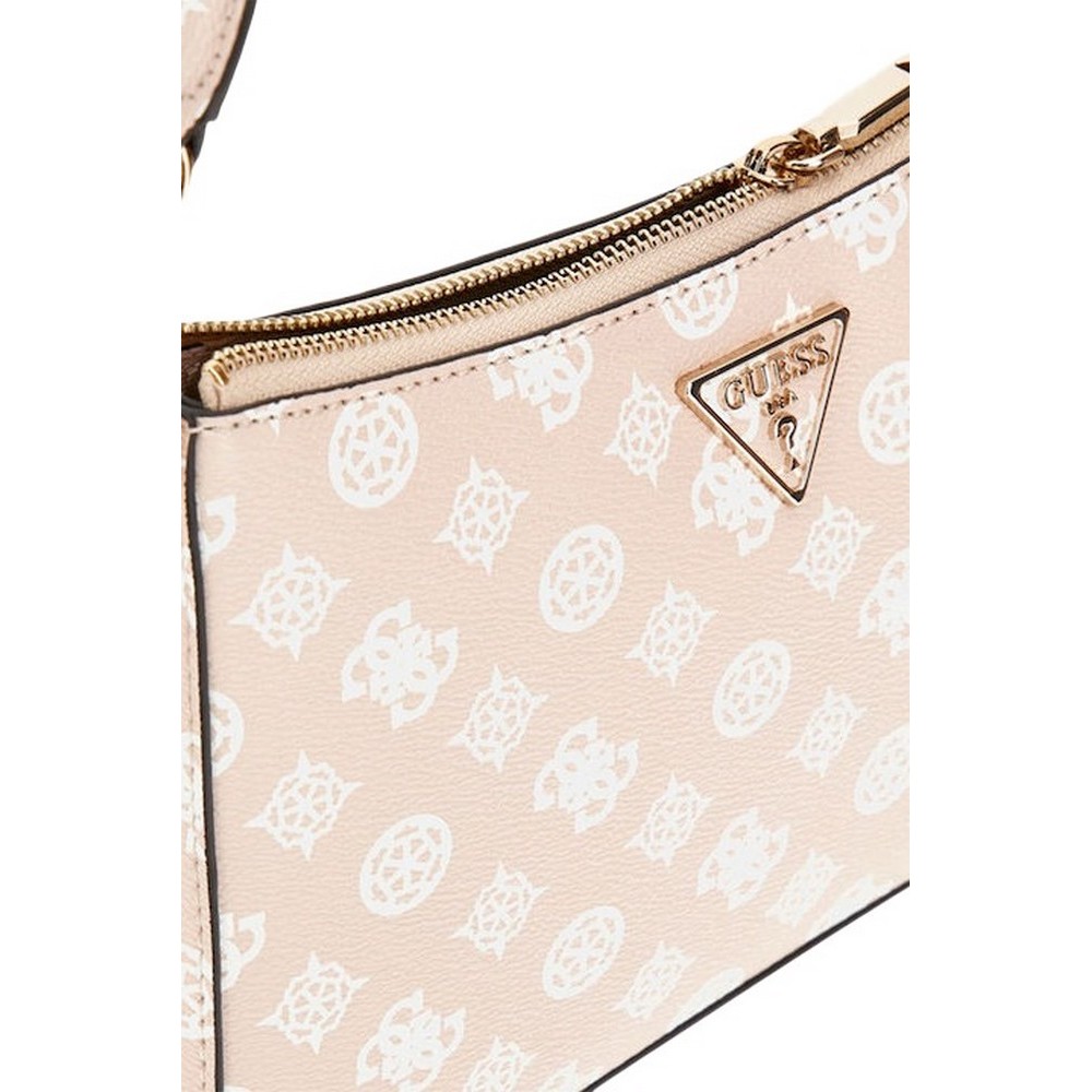 GUESS ECO ERICA TOP ZIP SHOULDER BAG ΤΣΑΝΤΑ ΓΥΝΑΙΚΕΙΑ SAND