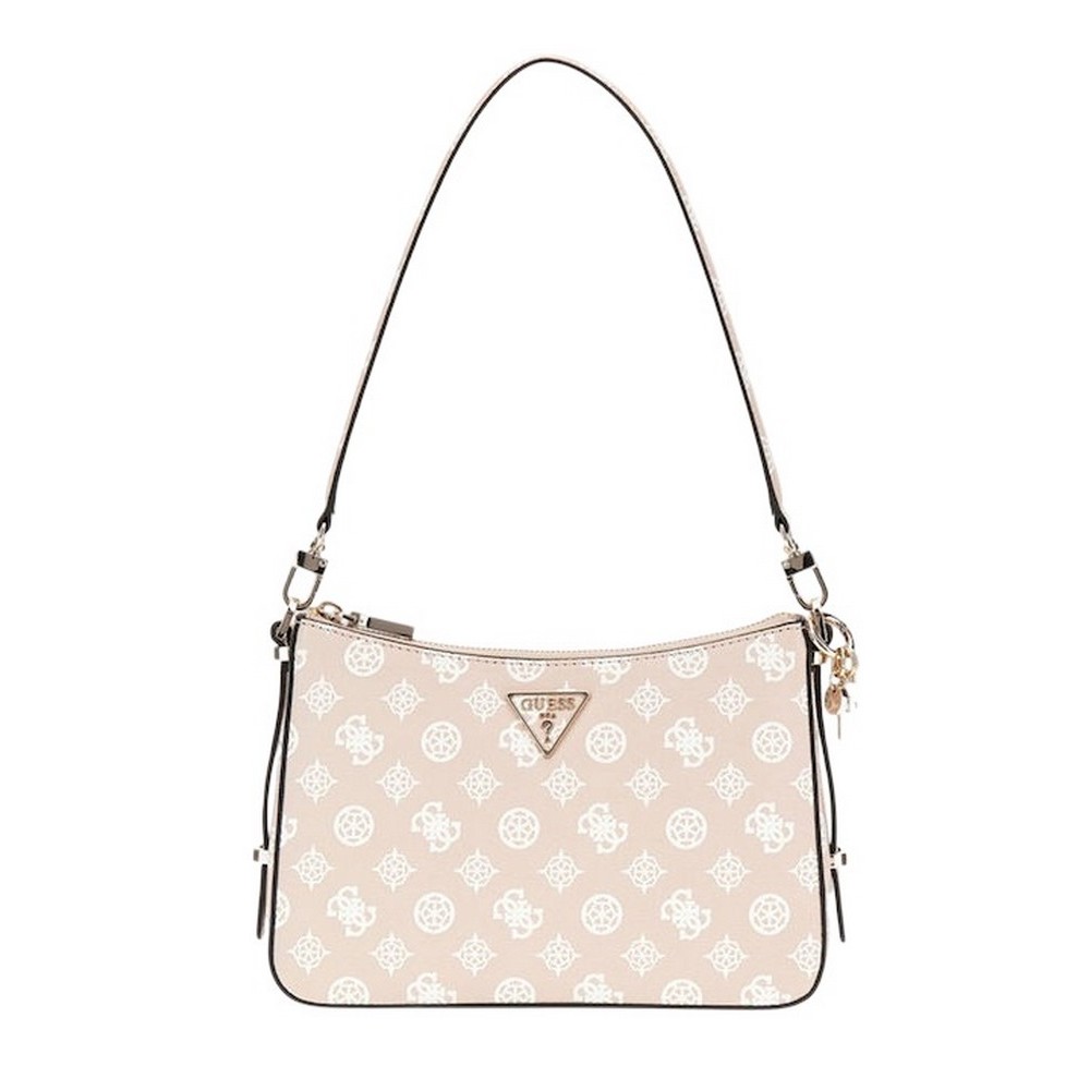 GUESS ECO ERICA TOP ZIP SHOULDER BAG ΤΣΑΝΤΑ ΓΥΝΑΙΚΕΙΑ SAND