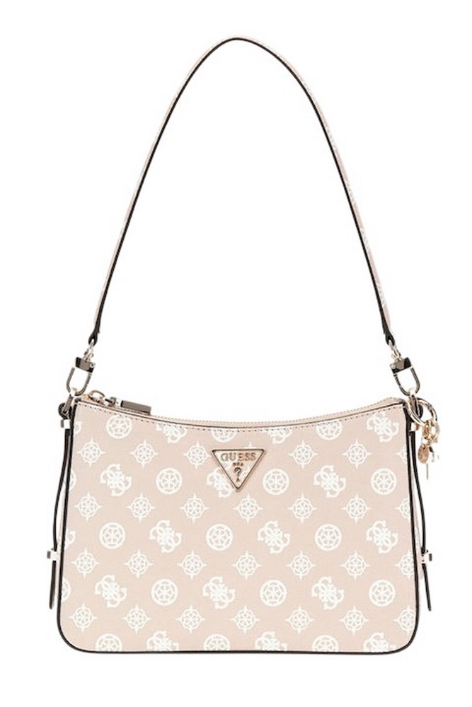 GUESS ECO ERICA TOP ZIP SHOULDER BAG ΤΣΑΝΤΑ ΓΥΝΑΙΚΕΙΑ SAND