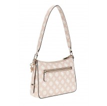 GUESS ECO ERICA TOP ZIP SHOULDER BAG ΤΣΑΝΤΑ ΓΥΝΑΙΚΕΙΑ SAND
