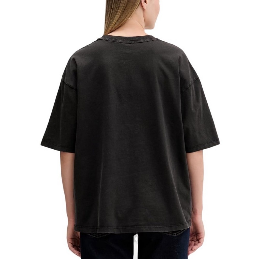 TOMMY JEANS  OVS BLING GMD T-SHIRT ΜΠΛΟΥΖΑ ΓΥΝΑΙΚΕΙΑ BLACK