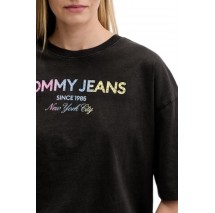 TOMMY JEANS  OVS BLING GMD T-SHIRT ΜΠΛΟΥΖΑ ΓΥΝΑΙΚΕΙΑ BLACK