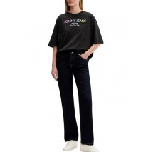 TOMMY JEANS  OVS BLING GMD T-SHIRT ΜΠΛΟΥΖΑ ΓΥΝΑΙΚΕΙΑ BLACK