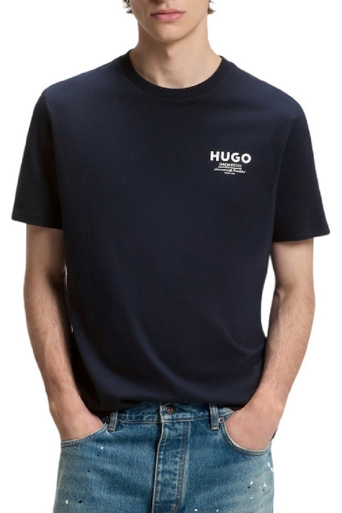 HUGO BOSS NESPTEE JERSEY T-SHIRT ΜΠΛΟΥΖΑ ΑΝΔΡΙΚΗ NAVY