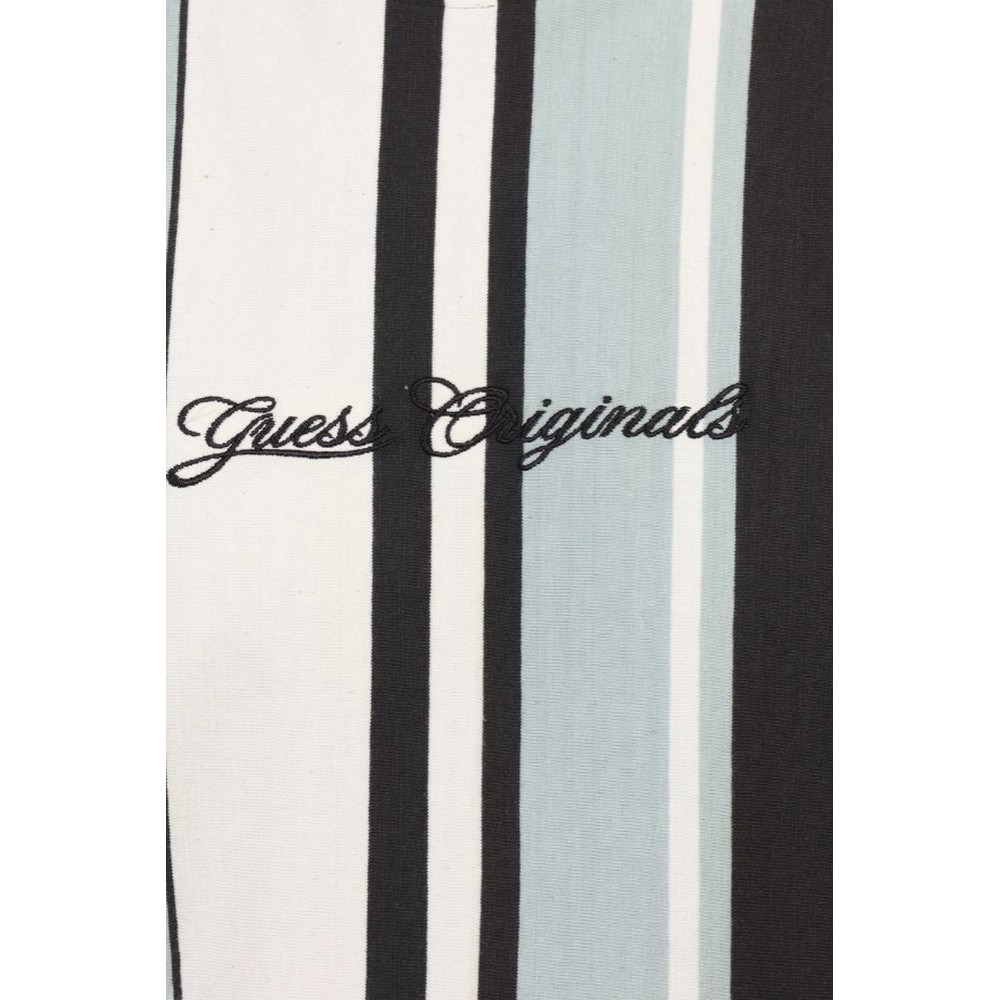 GUESS VERTICAL STRIPE TEE T-SHIRT ΜΠΛΟΥΖΑ ΑΝΔΡΙΚΗ GREEN