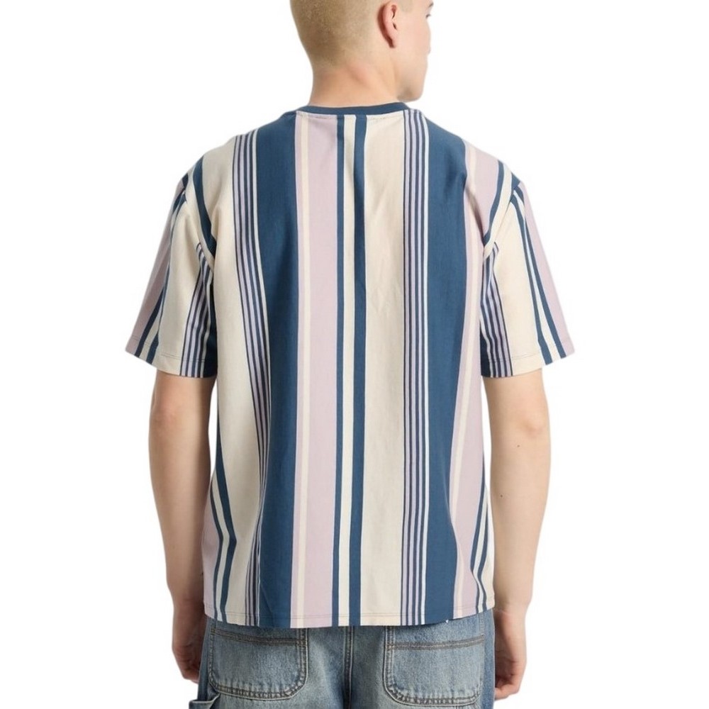 GUESS VERTICAL STRIPE TEE T-SHIRT ΜΠΛΟΥΖΑ ΑΝΔΡΙΚΗ BLUE