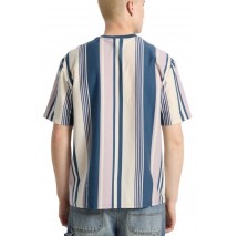 GUESS VERTICAL STRIPE TEE T-SHIRT ΜΠΛΟΥΖΑ ΑΝΔΡΙΚΗ BLUE