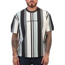 GUESS VERTICAL STRIPE TEE T-SHIRT ΜΠΛΟΥΖΑ ΑΝΔΡΙΚΗ GREEN