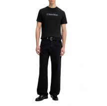 CALVIN KLEIN 30s EU SPW PUFF STNDRD GRAPHI T-SHIRT ΜΠΛΟΥΖΑ ΑΝΔΡΙΚΗ BLACK