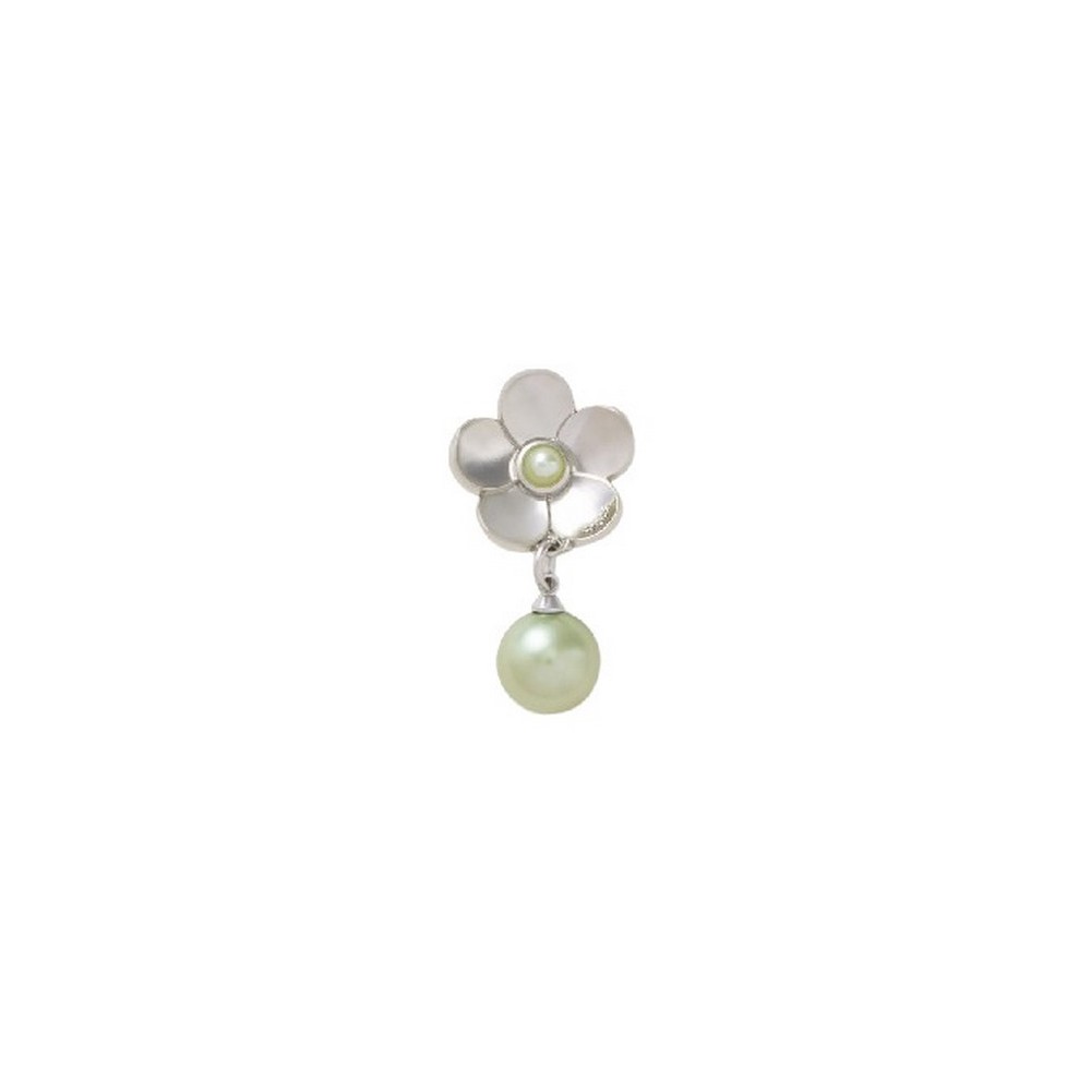 CROCS SILVER FLOWER PEARL DANGLE JIBBITZ CHARMS ΑΞΕΣΟΥΑΡ ΓΥΝΑΙΚΕΙΟ SILVER