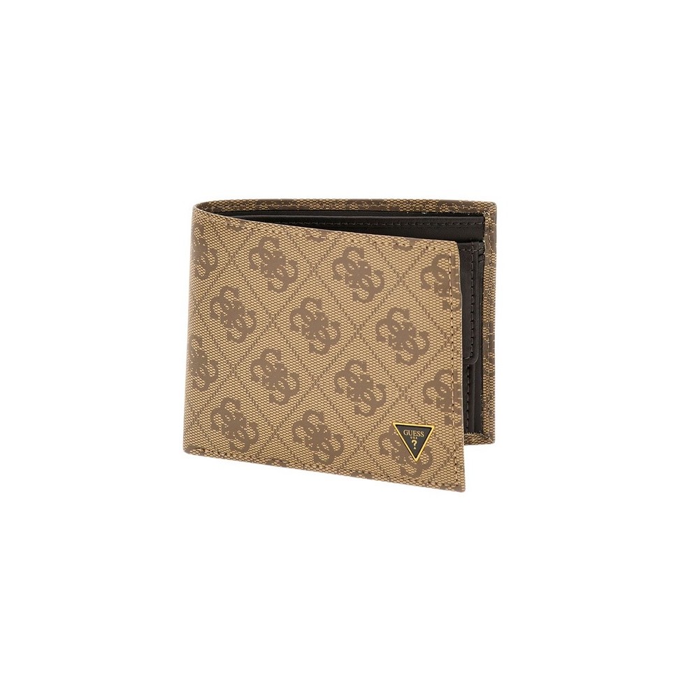 GUESS MADRID BLLFLD W COIN POCKET ΠΟΡΤΟΦΟΛΙ ΑΝΔΡΙΚΟ BEIGE