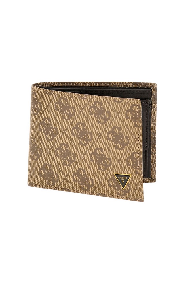 GUESS MADRID BLLFLD W COIN POCKET ΠΟΡΤΟΦΟΛΙ ΑΝΔΡΙΚΟ BEIGE