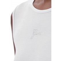 GUESS CN MINI LOGO ΤΟΠ ΜΠΛΟΥΖΑ ΓΥΝΑΙΚΕΙΑ WHITE
