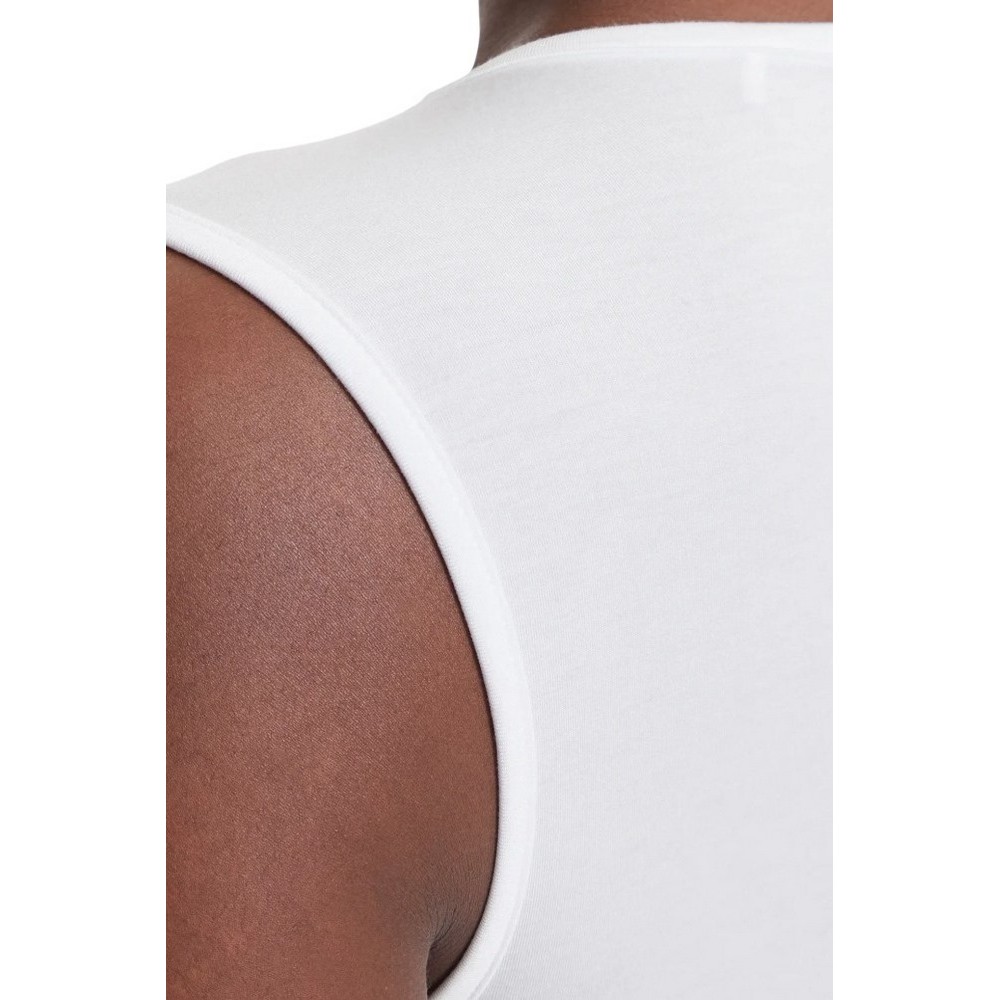 GUESS CN MINI LOGO ΤΟΠ ΜΠΛΟΥΖΑ ΓΥΝΑΙΚΕΙΑ WHITE