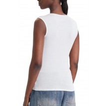 GUESS CN MINI LOGO ΤΟΠ ΜΠΛΟΥΖΑ ΓΥΝΑΙΚΕΙΑ WHITE