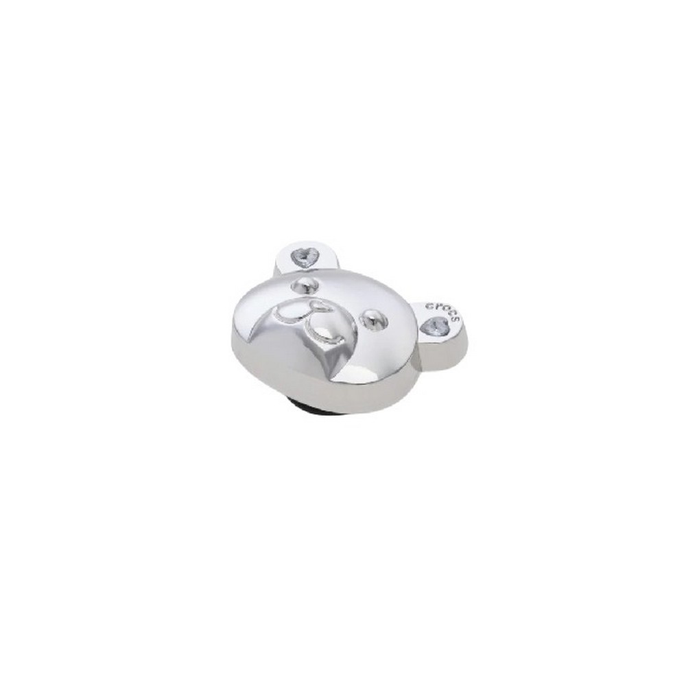 CROCS INDIE SILVER BEAR JIBBITZ CHARMS ΑΞΕΣΟΥΑΡ ΓΥΝΑΙΚΕΙΟ SILVER
