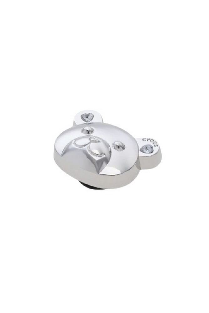 CROCS INDIE SILVER BEAR JIBBITZ CHARMS ΑΞΕΣΟΥΑΡ ΓΥΝΑΙΚΕΙΟ SILVER