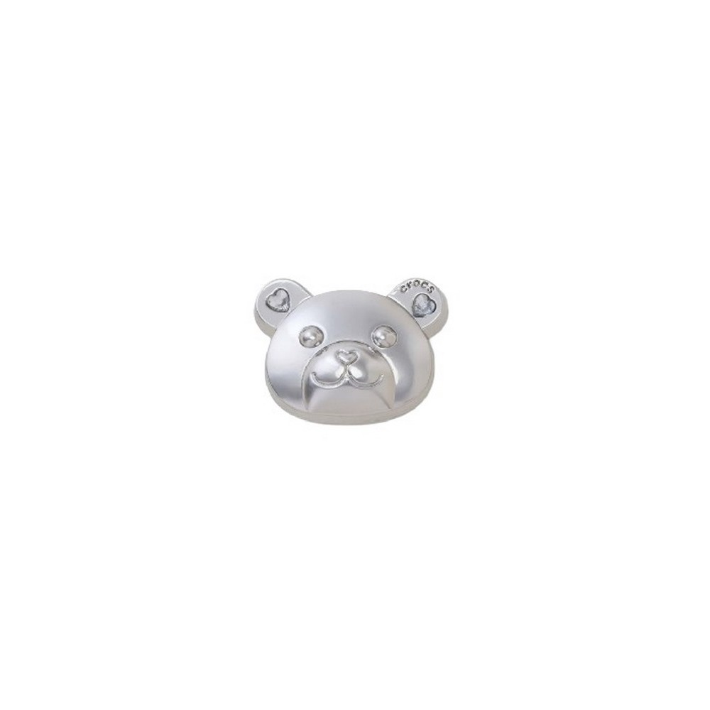 CROCS INDIE SILVER BEAR JIBBITZ CHARMS ΑΞΕΣΟΥΑΡ ΓΥΝΑΙΚΕΙΟ SILVER