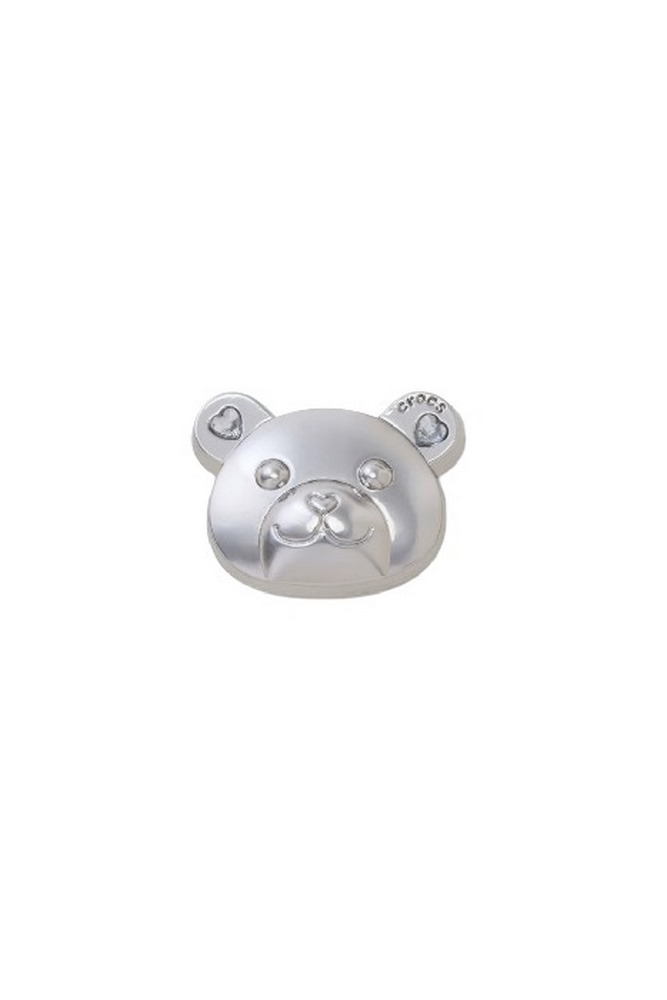CROCS INDIE SILVER BEAR JIBBITZ CHARMS ΑΞΕΣΟΥΑΡ ΓΥΝΑΙΚΕΙΟ SILVER